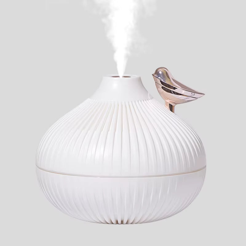 300Ml USB Air Humidifier, Small Onion Style Humidifier with Night Light, Atmosphere Light, Mini-Size USB Air Humidifier for Home