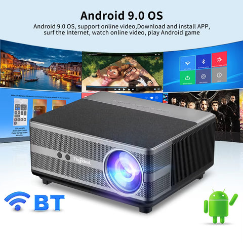 Full HD 1080P Projector TD98 Wifi LED 2K 4K Video Movie Beam TD98W Android Projector PK DLP Home Theater Cinema Beamer