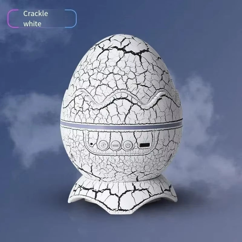 Starry Projector Night Light Dinosaur Egg LED Ambient Lighting Bluetooth Speaker USB Plug-In Remote Control for Children Gift