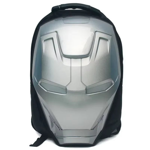 Marvel Iron Man Motorcycle Bag Cartoon Light up Cool Large Backpack Adult Travel Backpack Animation Capacity Helmet Bag Gift