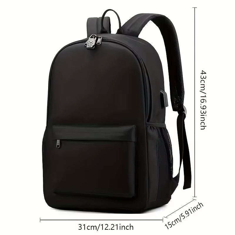 Fashion Backpack Girls Boys School Backpack Student Luminous USB Charge School Bags Teenager Schoolbag Bagpack Rucksack 3PCS