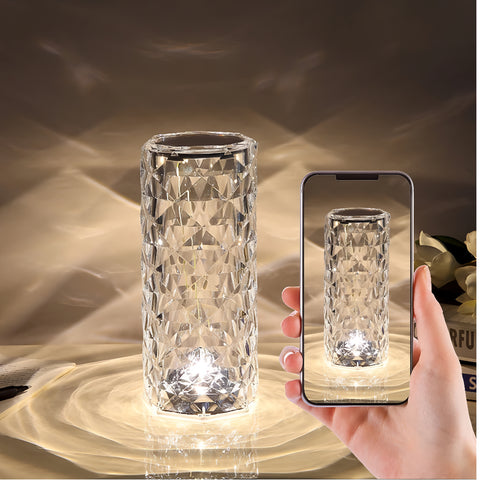 3D Diamond Crystal Table Lamp – Versatile Lighting for Every Mood