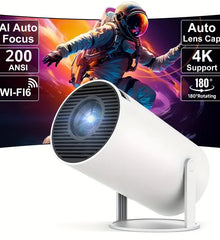 Portable HD Projector with 4K Support – Redefine Home Entertainment